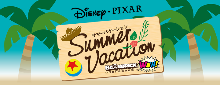 Disney PIXAR Summer Vacation BE@RBRICK WOW!